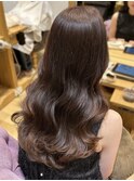 ラベンダーブラウン大人レイヤーカットFU-01