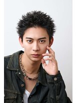 ブラック サッポロ(BLUCK SAPXOXO)&nbsp;men's大通駅眉毛ツイスパシャドウパーマメンズカットブリーチ