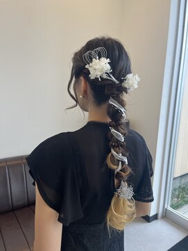 ルシエル(Luxiel) 79. ヘアアレンジセット/大人上品アップヘア/グレージュ