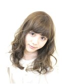 ゆるふわフレンチウエーブ・セピアカラー