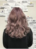 ハイトーンピンク　原宿系　パステルカラー