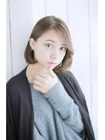 ウィズ 川口店(WIZ) ロングバングのナチュラルボブ