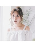 ヘアアレンジ　ノームコア　うぶバング　Frames