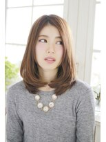 フィール(feel)&nbsp;前髪無しのフォワード内巻きスタイル