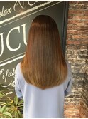 大人のツヤ髪ストレート