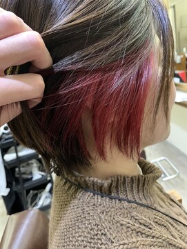 ファシオ ヘア デザイン(faccio hair design) インナーカラー×ショート