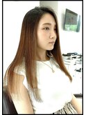 カット+毛髪再生縮毛矯正ストレート