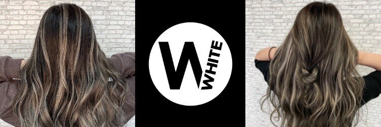 ホワイト(WHITE)のサロンヘッダー