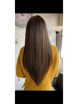 ヘアーエポック(hair epoque) サラサラレイヤー、アッシュベージュ