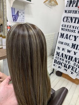 リアンフォーヘアー(Lien for hair) ロング×ハイライト