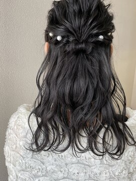 オウルヘアー(Owl hair) ハーフアップ/結婚式アレンジ