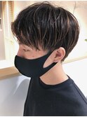 《長谷川》透明感ハイライトカラー×トランクスヘア