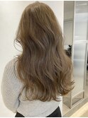 "艶と透明感のある【魔法のプラチナ】ヘア★"さらっとベージュ