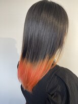 オンリエド ヘアデザイン(ONLIed Hair Design) 【ONLIed】オレンジグラデーションカラー