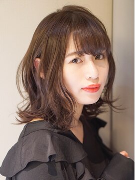 アクロスヘアーデザイン 池袋店(across) あざと可愛い外はねミディ