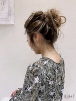 アーサス ヘアー デザイン 鎌取店(Ursus hair Design by HEADLIGHT) バレイヤージュ_まとめ髪アレンジ