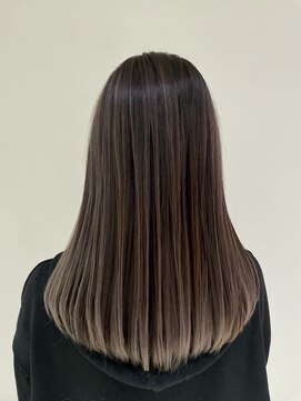 アース 小松店(HAIR&MAKE EARTH) ダークブラウングラデーション韓国