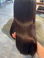 クレヨン ケース(Crayon case)&nbsp;ツヤ感うるツヤストレートココアブラウンカラーナチュラルカラー