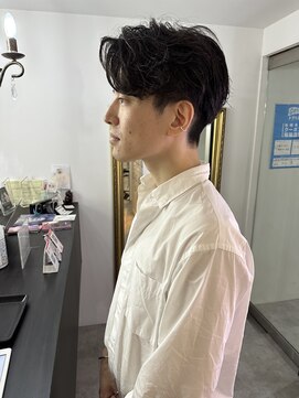 グランドライン(GRAND LINE) 大人センターパート メンズ 色っぽい 爽やか