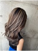 コントラストハイライトエアタッチバレイヤージュ