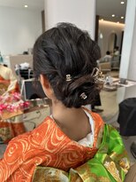ビオラバイフーガ 綱島(Viola by FUGA)&nbsp;和装ヘアセット＊振袖ヘア＊ゆるふわシニヨン