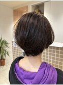 春×ショートボブ