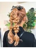 あみおろしポニーヘアアレンジ【立川/ヘアアレンジ/国立/立川】