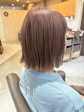 ヘアールーム プリズム(Hair room Prism) PINKボブ