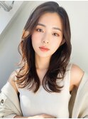 20代30代グレージュ髪質改善カラー韓国ヘア透明感
