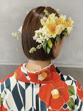 ボコカ(bococa) 【macana指名】生花アレンジ ボブ 向ヶ丘遊園 卒業