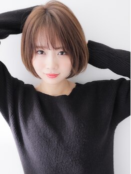 クシュ 本川越店(kusyu...)の写真/優しい薬剤でダメージレスで艶のある仕上がりに◎#髪質改善#縮毛矯正#ブリーチなしダブルカラー#ハイライト