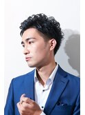 ビジネスアップバンク爽やかニュアンスパーマショート