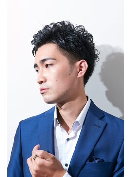 ラヴィ ニュー 両国店(LAVIE NEW) ビジネスアップバンク爽やかニュアンスパーマショート