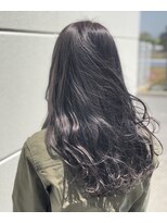 サンリサ 鴻巣店(sanRisa) ミディアムレイヤー × ラベンダーグレー