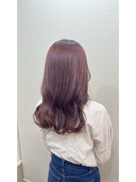 メゾンセブンルックス 宇都宮簗瀬店(Maison 7LOOKS) ブリーチなしダブルカラー！ピンクブラウン<いとう>