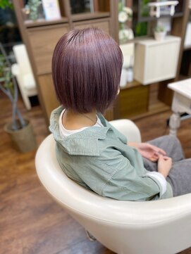 アクアライム(Aqua Lime) ワンレンボブ