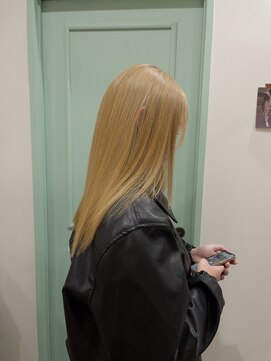 キートス 高知店(kiitos) 金髪ロング