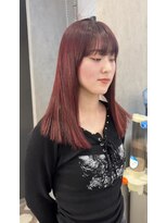 ジルバイジゼル(JILL by GiseL)&nbsp;レッドカラー　ロング