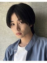 韓国風ナチュラルストレートセンターパート【表参道】