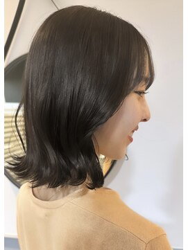 カナモロカ(CANAMO ROCA) くびれレイヤー/レイヤーボブ/グレージュ/髪質改善