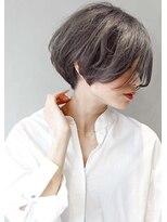 ガリカ 両国(Gallica)&nbsp;☆ ダークグレージュ ＆ 透け感 ☆ 小顔ショート ♪ モードヘア