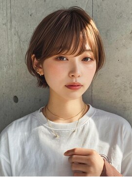 ライリー(riley) rileyナチュラルワンカールマッシュショート