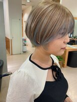 シャンプーボーイ ヒノ(SHAMPOO BOY Hino)&nbsp;ベージュ×インナー水色