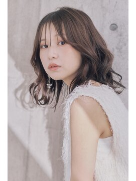 ノエルヘアー(Noel hair) くびれミディアムレイヤーカット顔周りレイヤー垢抜けミディ