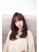 ルーシー 川越(LUCEY)&nbsp;韓国ヘア/海外風レイヤー/レイヤーカット/ミディアム/髪質改善