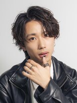 テクト バイアッシュ 吉祥寺店(Tect by Ash) センターパートウルフスパイラルパーマ波巻きパーマサーフカール