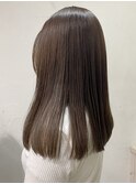 黒髪/クラゲヘアー/オリーブグレー/小顔/ココアベージュ/鹿島田