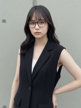 ヘアサロンエムフィス 池袋東口(HAIR SALON M Fe's) 前髪×小顔×レイヤー×髪質改善×ブルーブラック