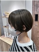 [春スタイル]ショートマッシュ