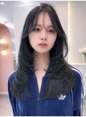 ★ 似合わせカット韓国レイヤーカットフェミニンロング